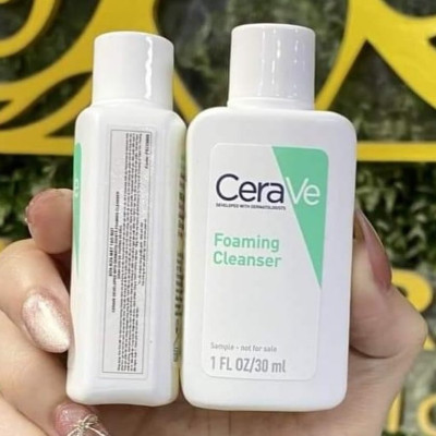 Sữa Rửa Mặt Dịu Nhẹ Cho Da Dầu CeraVe Foaming Cleanser 30ml
