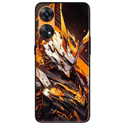 Ốp lưng cho Oppo Reno 2Z - 2F - 6Z - 7Z 5G - 8Z 5G - 8T 4G - 8T 5G - A96 5G - Rô Bô Cam - Hàng Chính Hãng