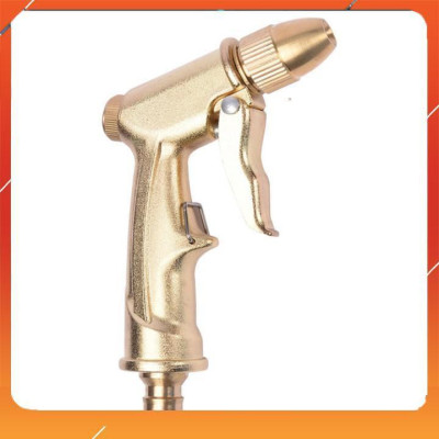 Bộ dây vòi xịt nước rửa xe, tưới cây ,tăng áp 3 lần,loại 3m,5m 206701-1 đầu đồng,cút nối nhựa vàng+  mở chai