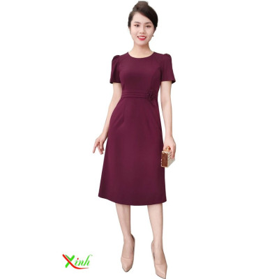 Đầm Suông A Kết Hoa Sang Trọng Gọn Dáng DL813-833