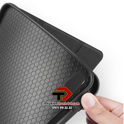 Bao da chống sốc cho iPad Air M2 13 inch 2024 chính hãng Dux Ducis Domo có ngăn để bút - Hàng chính hãng 