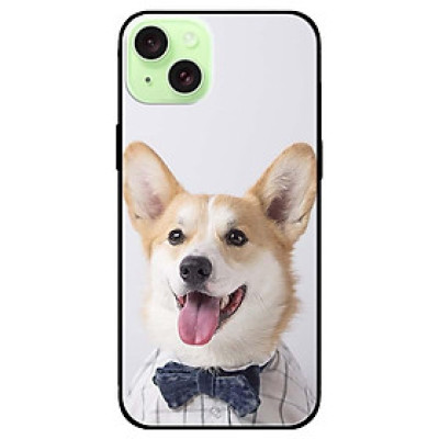 Ốp lưng dành cho Iphone 15 - Iphone 15 Plus - Iphone 15 Pro - Iphone 15 Pro Max - Cún Nơ Đen - Hàng Chính Hãng