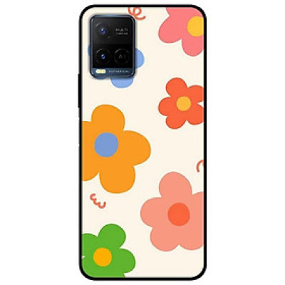 Ốp lưng dành cho Vivo Y21 - Vivo Y21s mẫu Hoa Màu Sắc Vàng