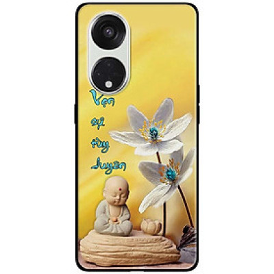Ốp lưng dành cho Oppo Reno 8T 4G - Reno 8T 5G - Reno 10 5G - Reno 10 Pro 5G - Vạn Duyên Hoa Trắng - Hàng Chính Hãng