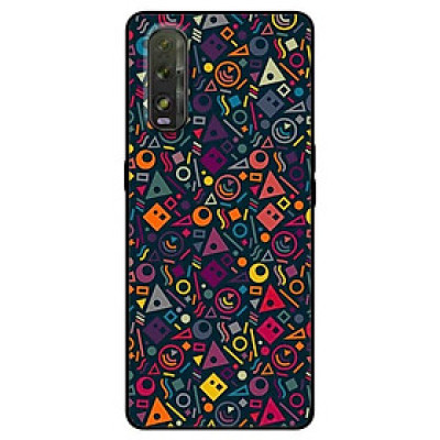 Ốp lưng dành cho Oppo Find X2 mẫu Tròn - Tam Giác