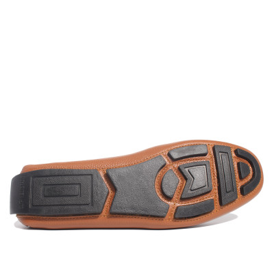 Giày MICHILUX Da Bò Thật Chính Hãng Horse Bit Moccasin CIEHM Màu Nâu Bò