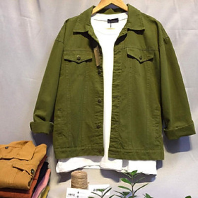 ÁO KHOÁC JEAN KAKI UNISEX CAO CẤP - NHIỀU MÀU