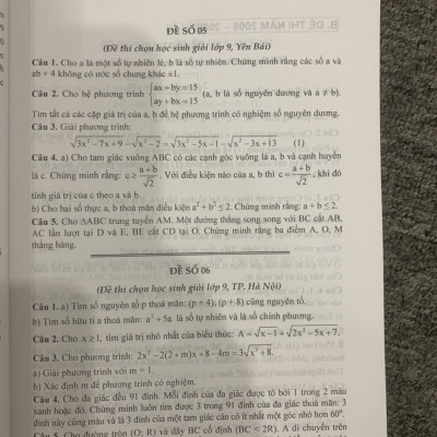 Tuyển chọn đề thi học sinh giỏi trung học cơ sở môn toán