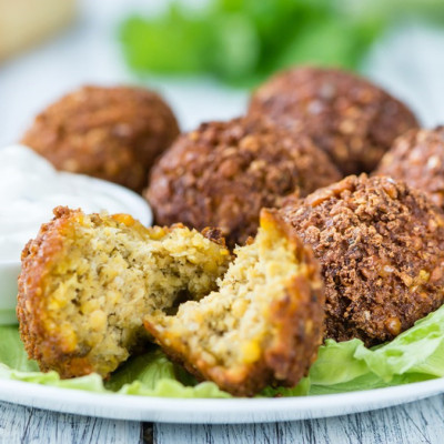 Bột đậu gà chưa rang Canada 400g