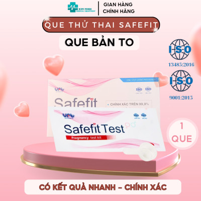 Que thử thai nhanh chính xác Safefit Test - test thử thai chuẩn hai vạch sớm nhanh hiệu quả