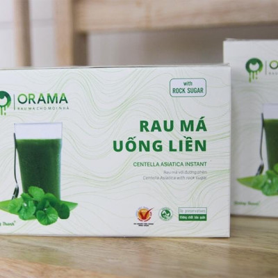 Bột Rau Má Uống Liền Quảng Thanh có đường 10 gói x 15g- rau má tươi nguyên chất, tăng cường dinh dưỡng