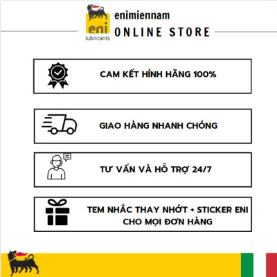 (HCM) Combo nhớt Eni Scooter 10W40 1.2L + Lọc nhớt vespa + 3 Nhớt Lap 80W90 120ML dành cho vespa