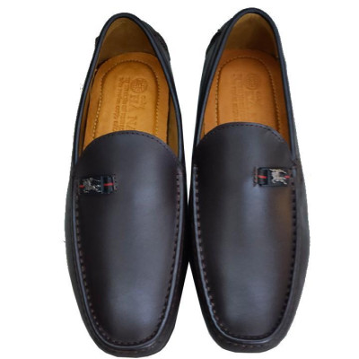 Giày Mọi Nam Da Đế Âm Bò Thật TiTi ĐÔ Cao Cấp GDA2026d