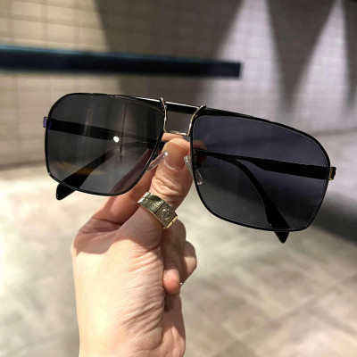 Kính râm cao cấp dành cho nam, Kính chống nắng dáng vuông nam tính đẳng cấp
