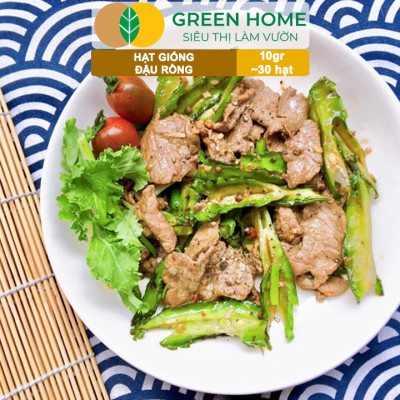 Hạt Giống Đậu Rồng Greenhome, Gói 10gr~30 hạt, Dễ Trồng Quanh Năm, Nảy Mầm Cao, Thu Hoạch Nhanh, Năng Suất Cao T08