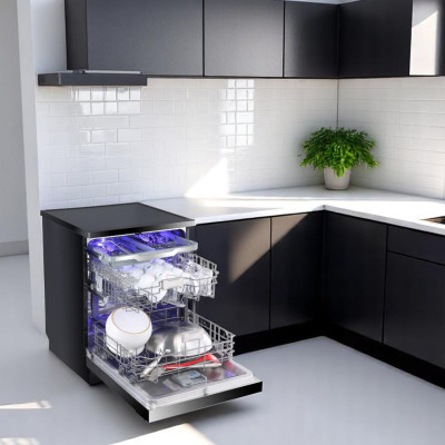 Máy rửa bát 16 bộ Kopper KP16SERIE8 - Công nghệ sấy PTC + UV Hàng Chính Hãng