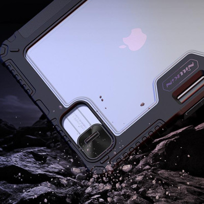 Bao da cho iPad Pro 11 inch M4 2024 / iPad Pro 13 inch M4 2024 Nillkin Bumper Leather Case Pro (Có khe cắm bút Apple Pencil) - Hàng chính hãng