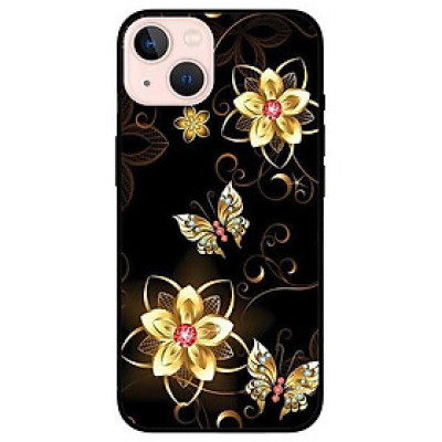 Ốp lưng dành cho Iphone 13 Mini - Iphone 13 - Iphone 13 Pro -  Iphone 13 Pro Max - Bướm Hoa Vàng