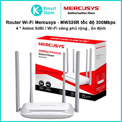 Bộ Phát Wifi Mercusys MW325R Chuẩn N 300Mbps - Hàng Chính Hãng