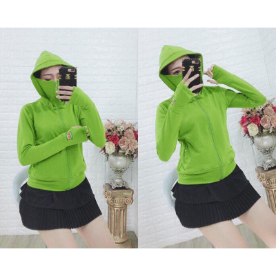 Áo khoác chống nắng nữ 4 trong 1 nỉ da cá cao cấp CX01-Hồng