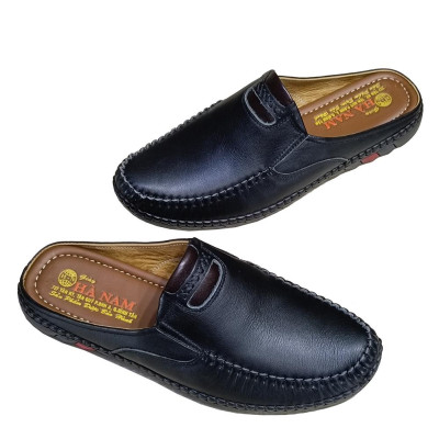 Giày Sục Nam HA NAN Da Bò Thật Cao Cấp GSB2045