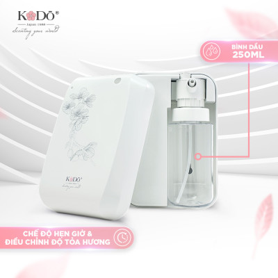 KODO 100 - Máy Khuếch Tán Tinh Dầu Phòng 80M2 (Bình Dầu 250Ml), Không Pha Nước