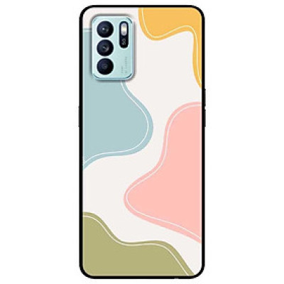 Ốp lưng dành cho Oppo Reno 6 - Oppo Reno 6Z - Màu Loang Cam Đất