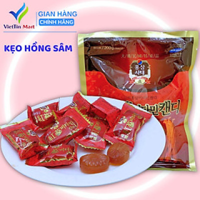 Kẹo Hồng Sâm Vitamin Hàn Quốc 200g