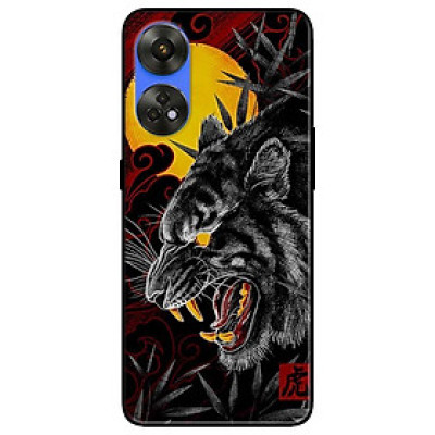 Ốp lưng dành cho Oppo Reno 8T 4G - Reno 8T 5G - Reno 10 5G - Reno 10 Pro 5G - Hổ Trăng Vàng - Hàng Chính Hãng