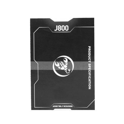 Chuột chơi game có dây HXSJ J800  lập trình macro bảy phím với sáu DPI có thể điều chỉnh Hiệu ứng ánh sáng RGB đầy màu sắc