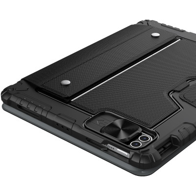 Bao Da Kèm Bàn Phím cho iPad Air 10.9 2020 / Air 4 / Air 5 / iPad Pro11 2020/2021 Nillkin Bumper Combo Case Keyboard (Có khe cắm bút Apple Pencil) - Hàng Chính Hãng