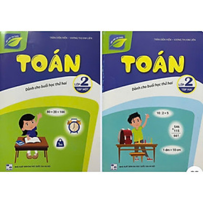 Sách - (Combo 2 tập ) Toán lớp 2 Dành cho buổi học thứ hai) - Kết nối tri thức với cuộc sống