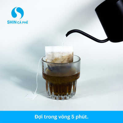 Cà phê Khe Sanh Blend - SHIN Cà Phê - Túi Nhúng - Hộp 10 gói