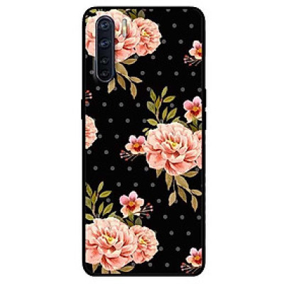 Ốp lưng dành cho Oppo Reno 3 / A91 - Reno 3 Pro - Reno 4 - Reno 4 Pro mẫu Họa Tiết Hoa Cam