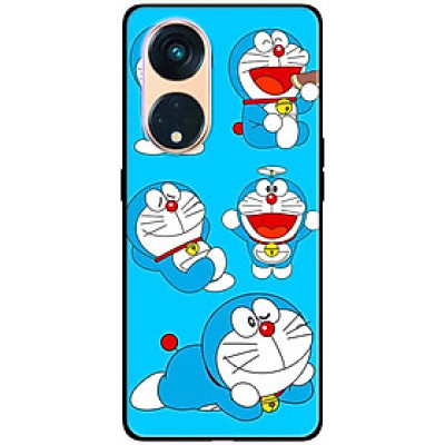 Ốp lưng dành cho Oppo Reno 8T 4G - Reno 8T 5G - Reno 10 5G - Reno 10 Pro 5G - Mèo Do Ra Mon - Hàng Chính Hãng