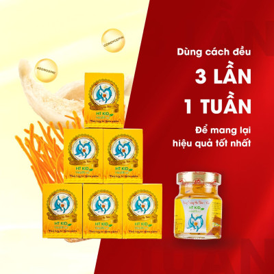 Đông Trùng Hạ Thảo Yến Kid Thiên Ân - Lốc 6 Hũ