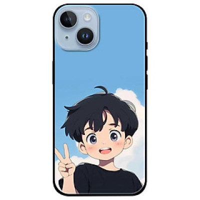 Ốp lưng dành cho Iphone 14 - 14 Plus - 14 Pro - 14 Pro Max - Ảnh Đôi Say Hi 1 - Hàng Chính Hãng