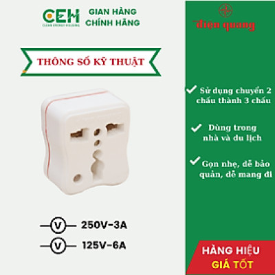 Phích cắm chuyển ĐQ UA2A