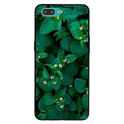 Ốp lưng dành cho Oppo A3s - Realme C1 - A12e - Realme 2 mẫu Lá Xanh Hoa Trắng