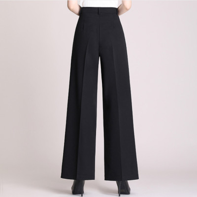 Quần tây nữ ống rộng vải tuyết mưa QT24