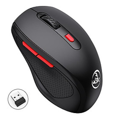 Chuột không dây HXSJ T67 BT3.0 / BT5.0 6 Chuột công thái học với DPI có thể điều chỉnh 3 mức cho PC