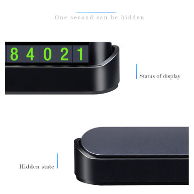 Bảng để lại số điện thoại trên ô tô khi đỗ xe