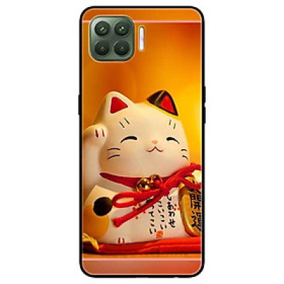 Ốp lưng dành cho Oppo A93 - F17 Pro mẫu Mèo May Mắn 10