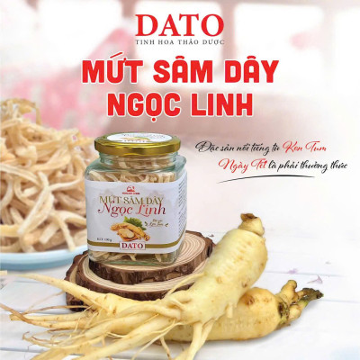 Mứt sâm dây Ngọc Linh DATO, ăn ngon,  bồi bổ cơ thể, phục hồi sức khỏe, tăng cường hệ miễn dịch