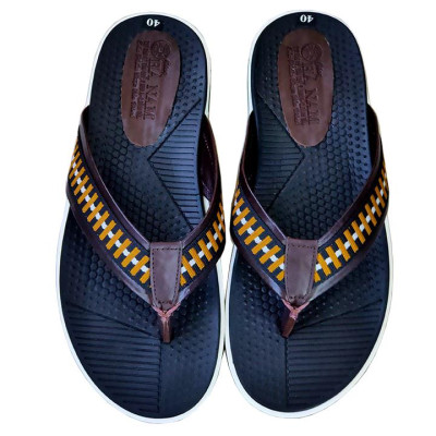 Dép nam xỏ ngón HÀ NAM da bò thật cao cấp DXN2039