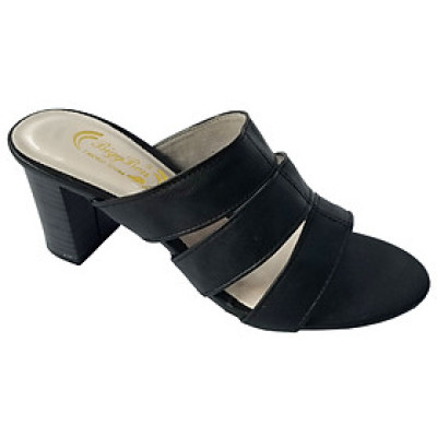 Dép Cao Gót Nữ Da Bò BIGGBEN Cao Cấp DCG32