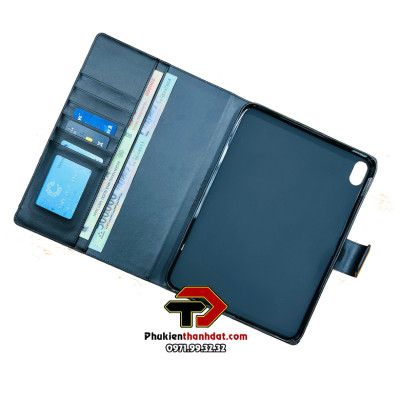 Bao da dạng ví cho iPad Gen 10 2022 10.9inch, iPad 10 hiệu Hanman có quai cài - hàng chính hãng