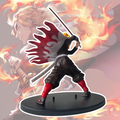 Mô hình Viêm Trụ Rengoku Trạng Thái Chiến Đấu 20Cm KINGFIGU Cao Cấp Thanh Gươm Diệt Quỷ Cao Cấp, Figure Kimetsu no Yaiba