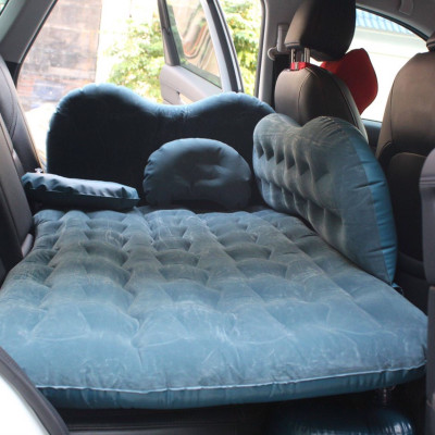 [XẢ KHO]Đệm hơi ô tô, nệm hơi xe ô tô cao cấp hàng dày loại 1, có thành chắn an toàn, tặng kèm bơm điện và bộ gối