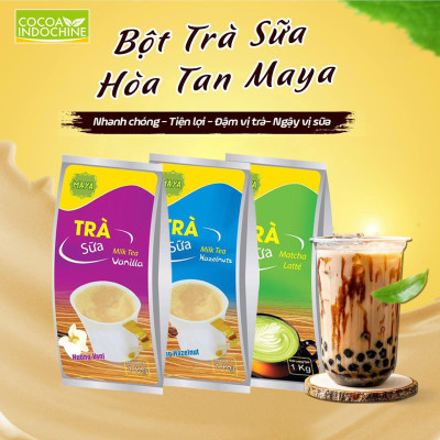 Trà sữa hòa tan Maya Hazelnut (hạt dẻ) - Túi 1 kg